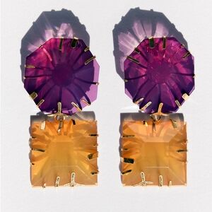 Rare zara statement earrings